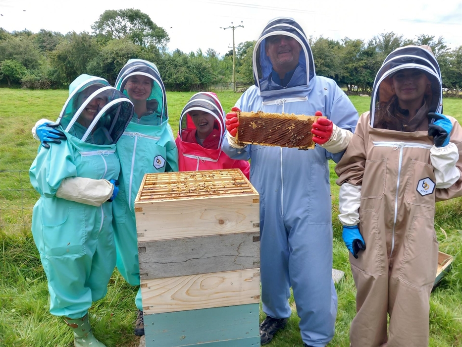 A great family activity. We have bee suits to fit all sizes and ages from 8yrs old.