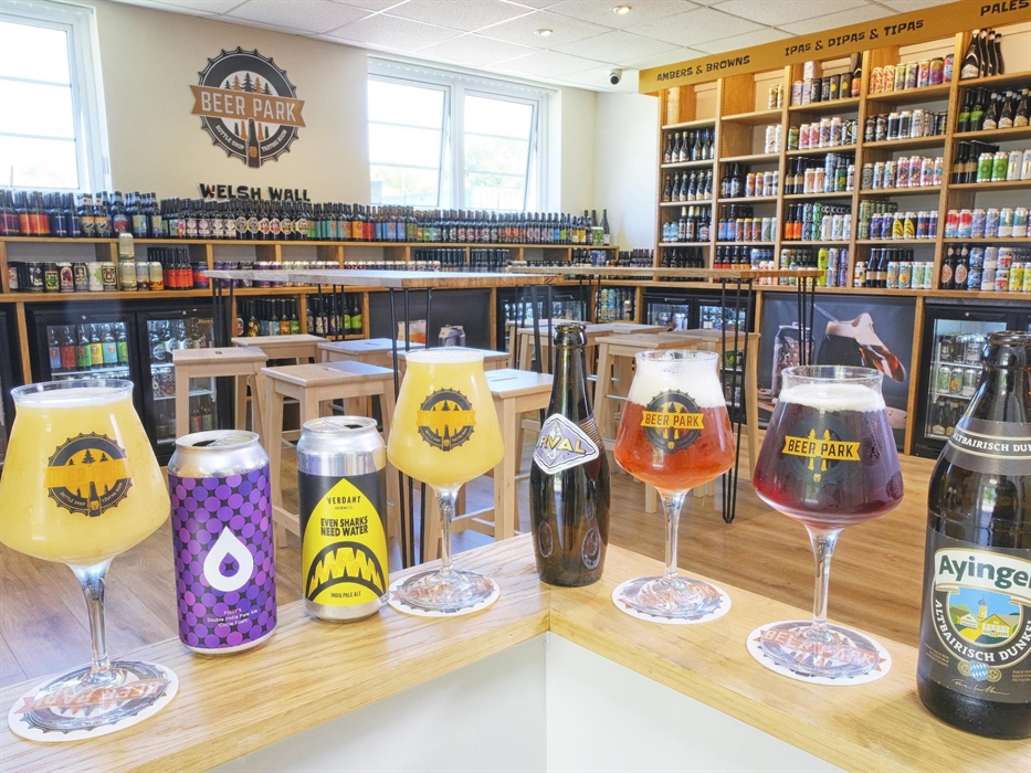 Our beautiful 500 beer and cider bottle shop and tasting room.