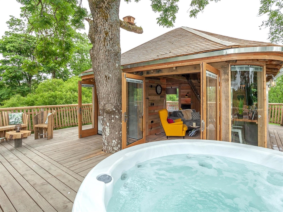 External shot at Trawscwm Treehouse