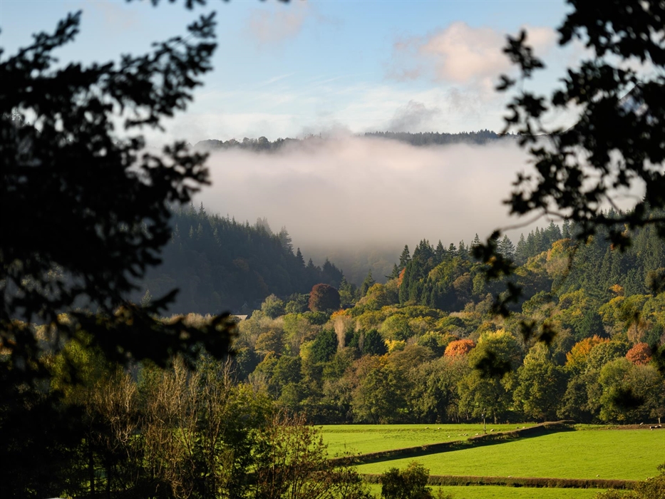 Morning views over looking the valley