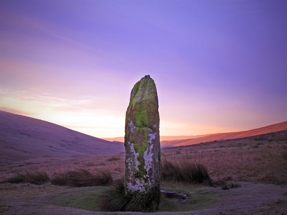 Maen Llia standing stone