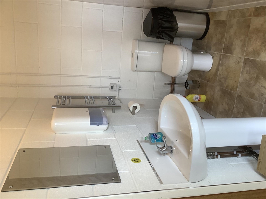 One of the toilets in the Toilet Block