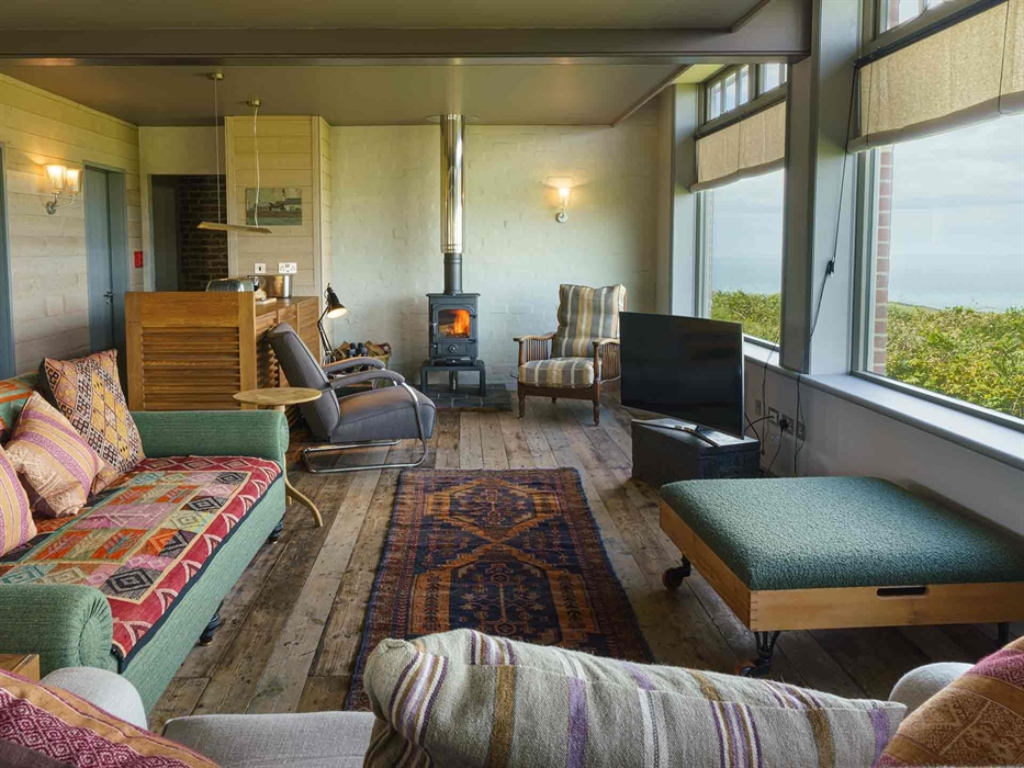 Eclectic furnishings throughout