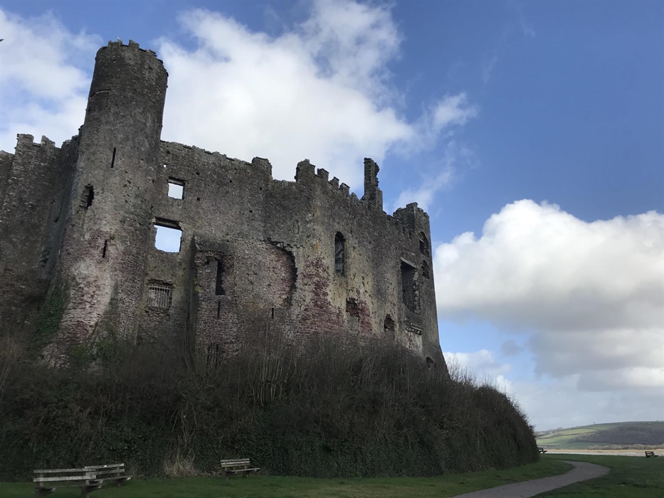 Local Castle in Laugharne - 45 mins