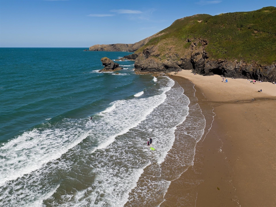 Llangrannog Beach