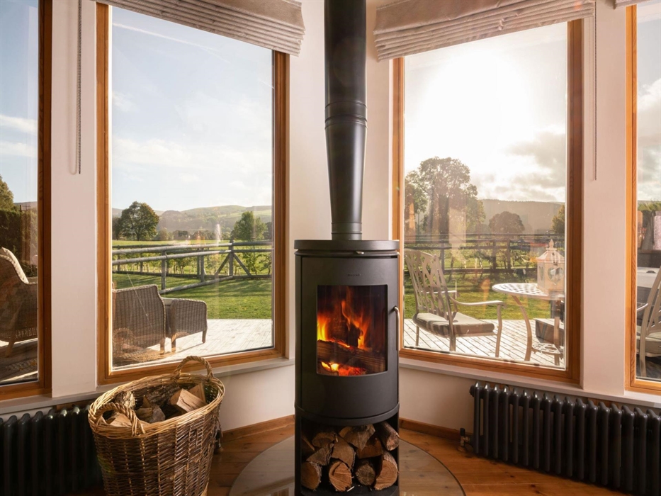 Your Log Burner with an endless supply of logs and kindling