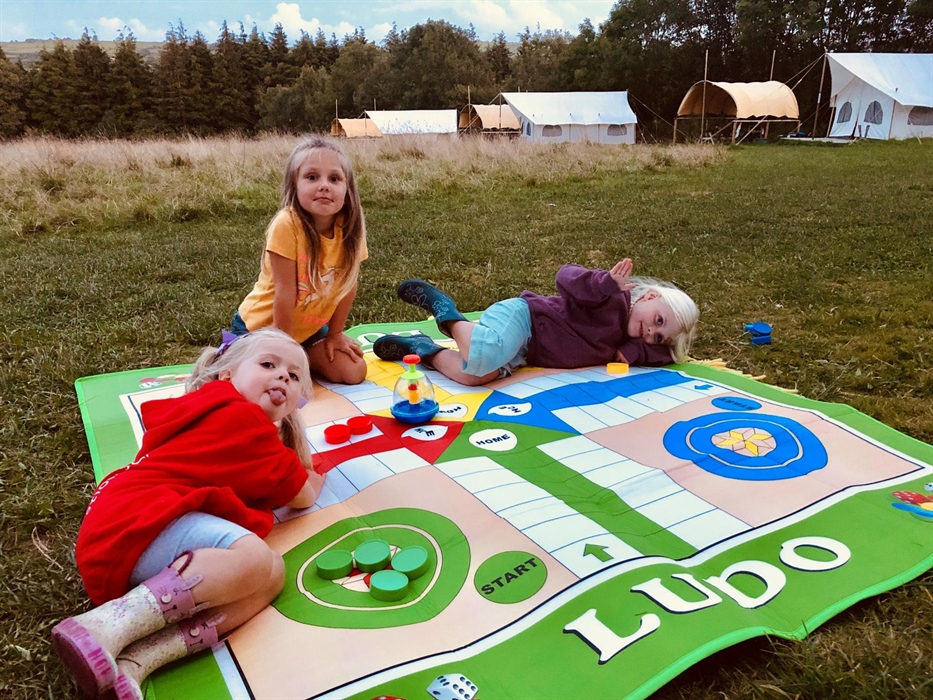 Play games in the wildflower meadows