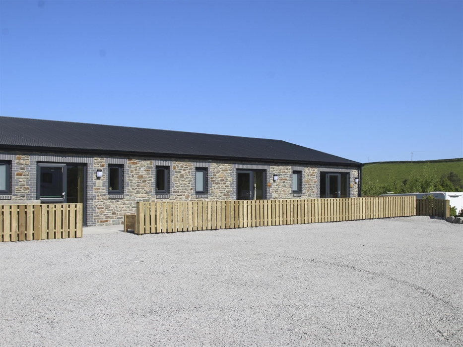 The Moo-Tel building and car park