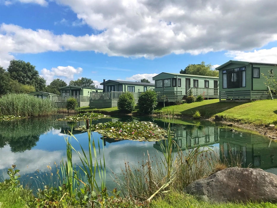 One of five fishing pools on the park