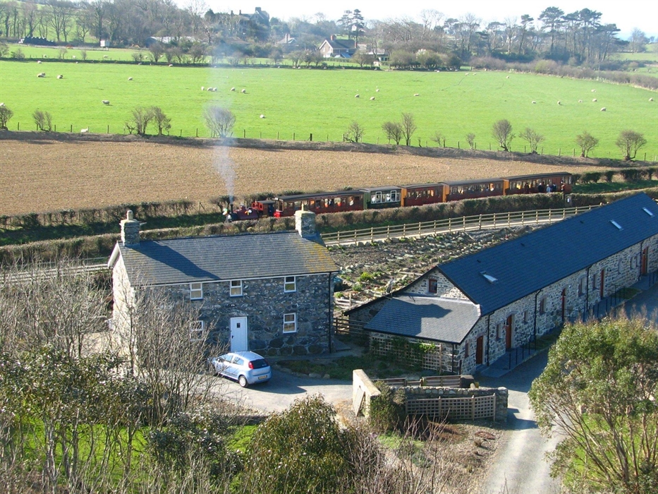 Talyllyn Railway in the background