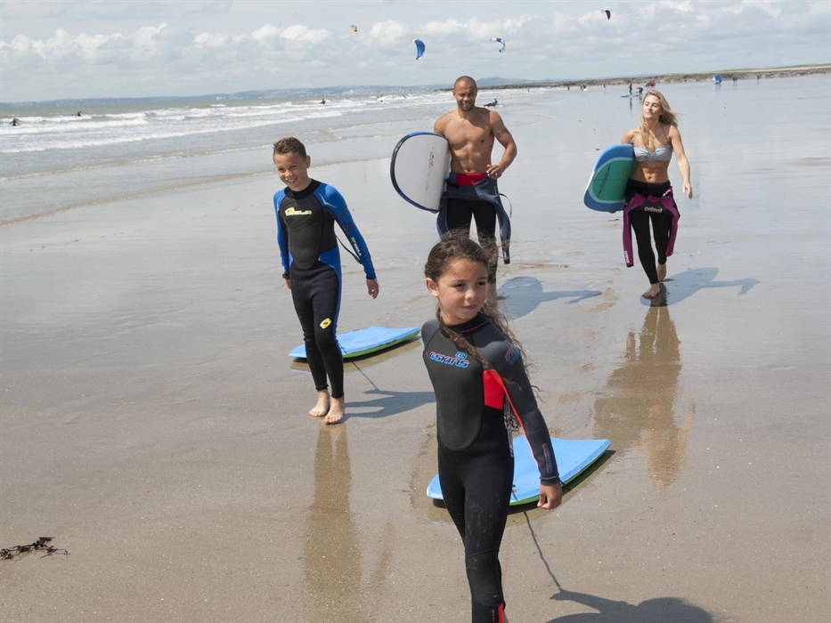 Rest Bay Family Surfing