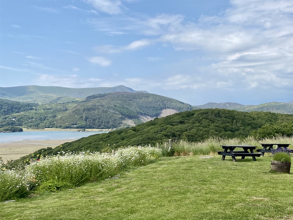 viewpoint at Graig Wen, Wales glamping site