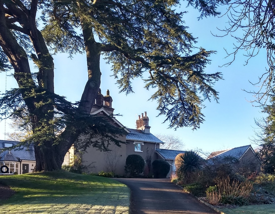 The Old Rectory - View of the front of the house