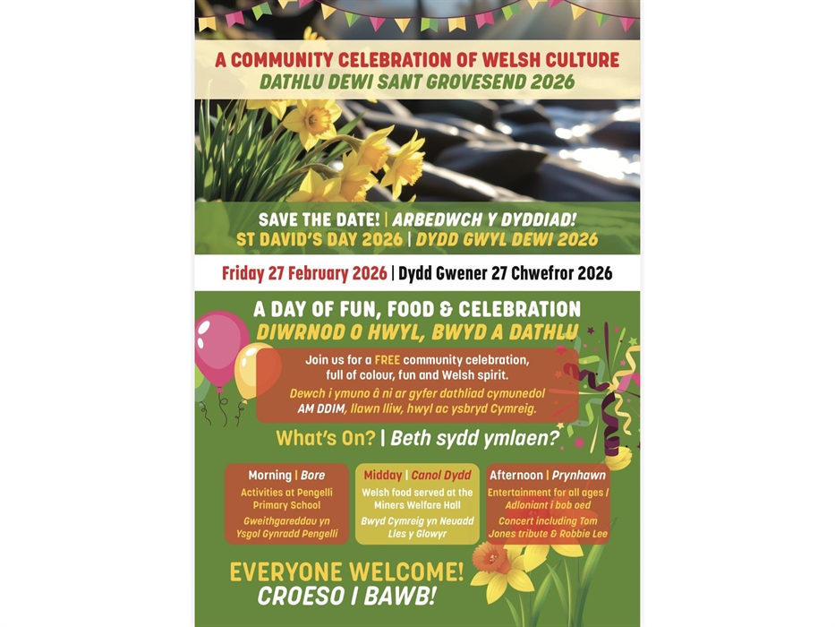 Dathlu Dewi Sant Grovesend 2026 - A Community Celebration of Welsh Culture