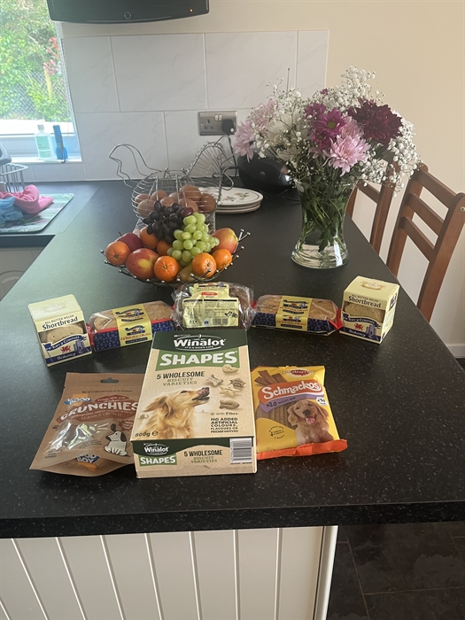 Typical welcome pack