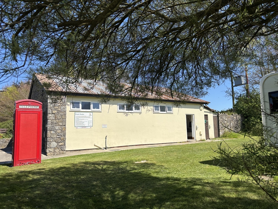 Toilet block on our main park