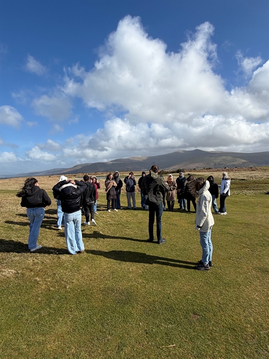 at Brecon Beacons National park with a. group