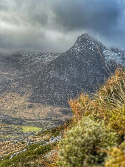 View of tryfan taken whilst on a hike up pen yr ole wen