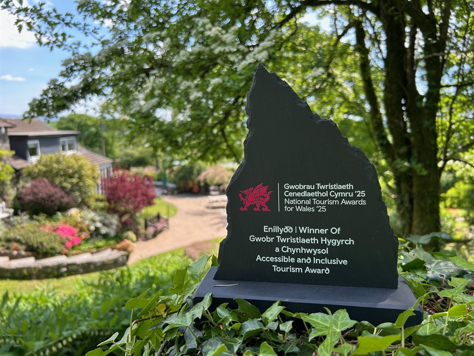 "Wales National Winners for the Accessible and Inclusive Tourism Award"