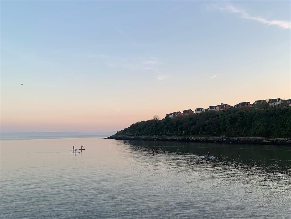 A beautiful sunset session at Barry Island.