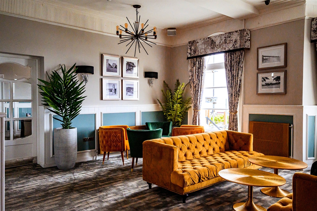 Interior of the Llandudno Bay Hotel.