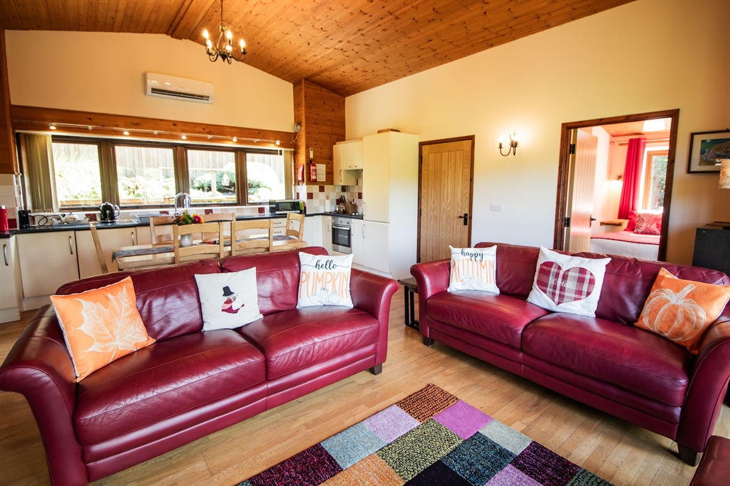 Ash Lodge and Sycamore Lodge spacious living area.