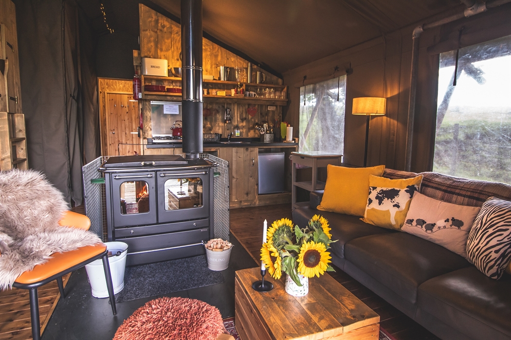 Relax in comfort with your wood fired stove