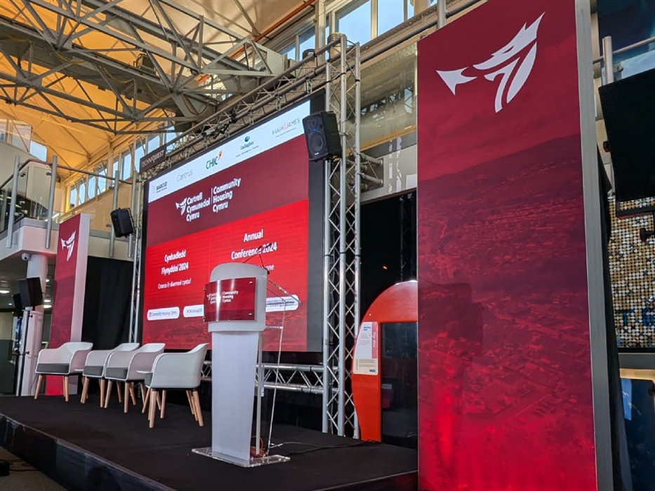 An Image of a business conference setup at Techniquest in Cardiff Bay