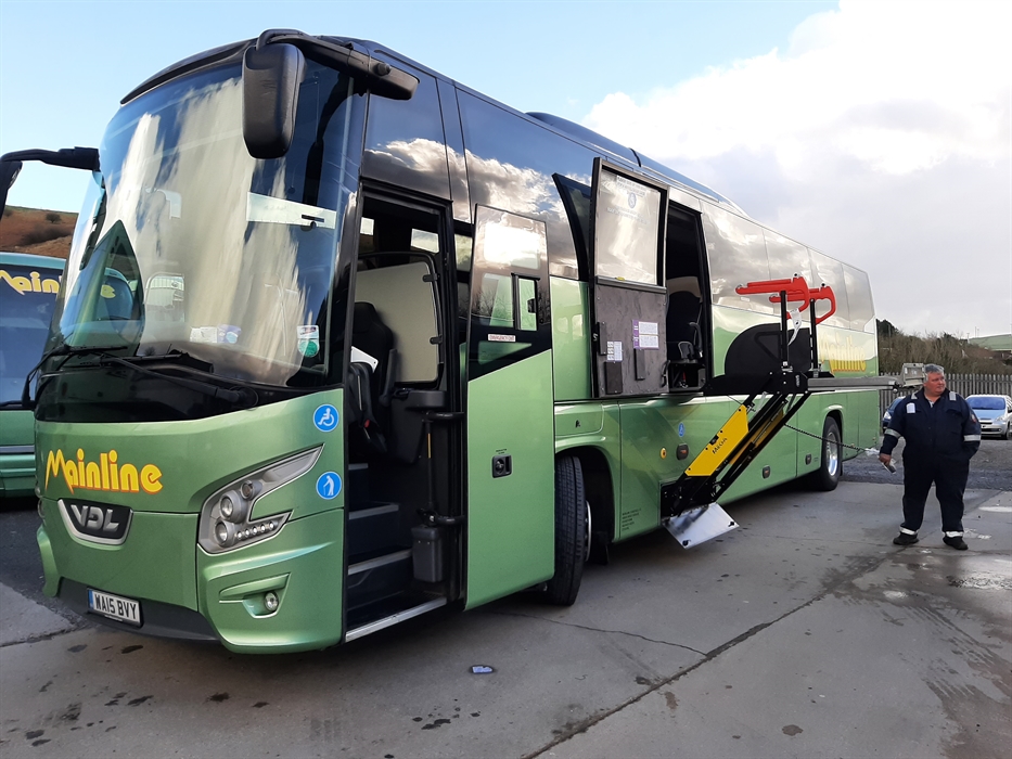 PSVAR coaches for wheelchair and disable access