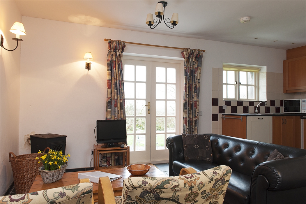 Peace Cottage living room