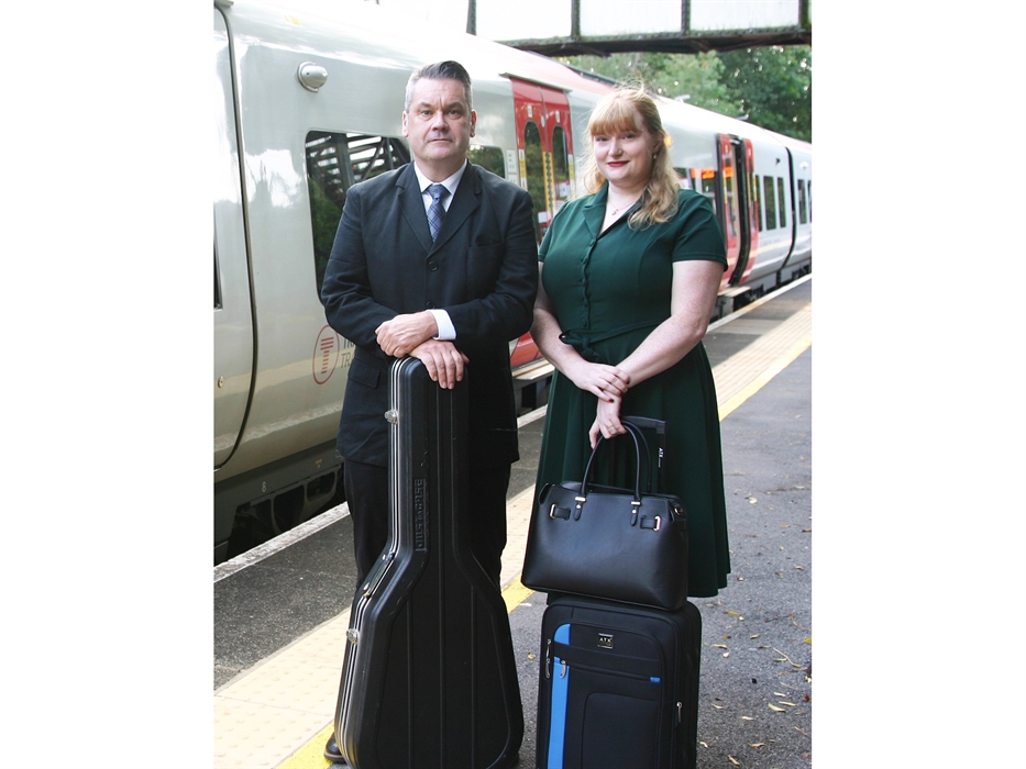 (Left to right) Ben Christie and Rachel Bowen from 'A Man's Best Friend'