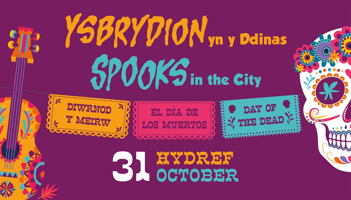 Spooks in the City: El Dia de los Muertos graphic