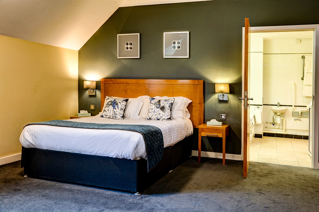 Accessible bedroom at the Wild Pheasant Hotel & Spa.