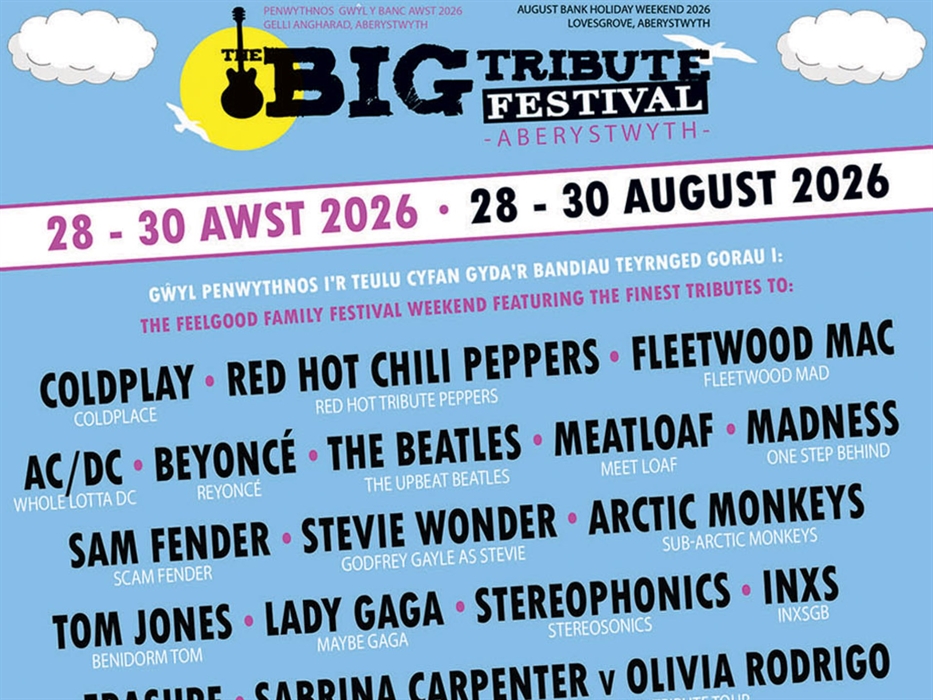 Big Tribute Festival Aberystwyth