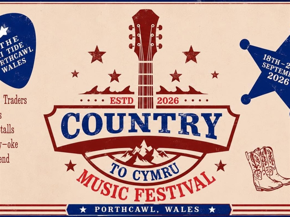 Porthcawl Country to Cymru Music Festival poster