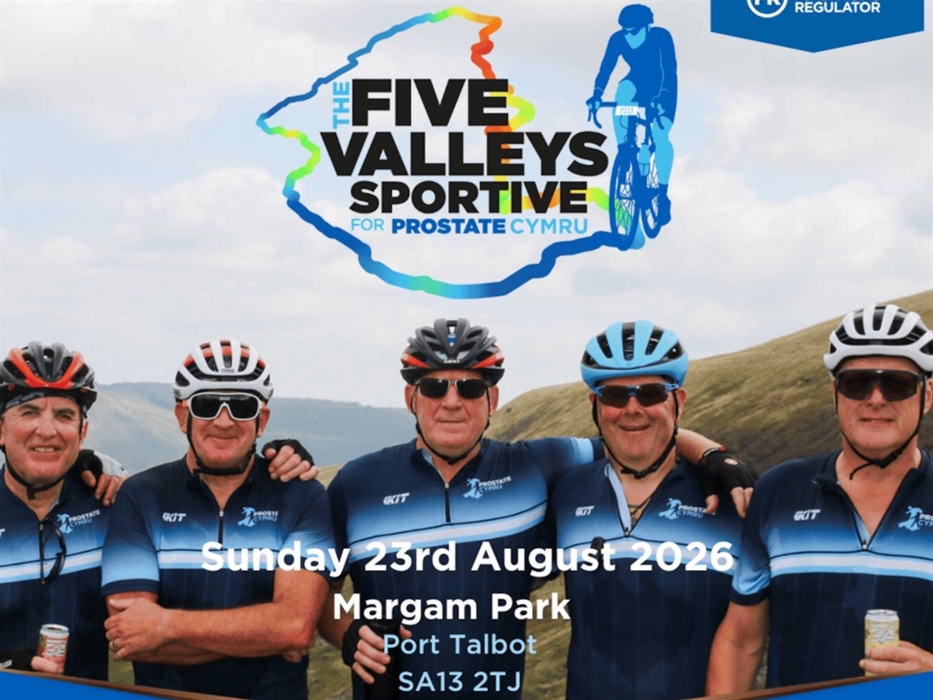 The Five Valleys Sportive-charity event for Prostrate Cancer