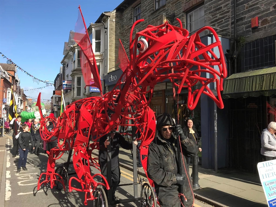 St David's Day Parade - Cardigan
