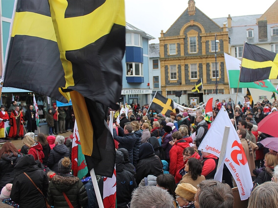 St David's Day Parade - Aberystwyth