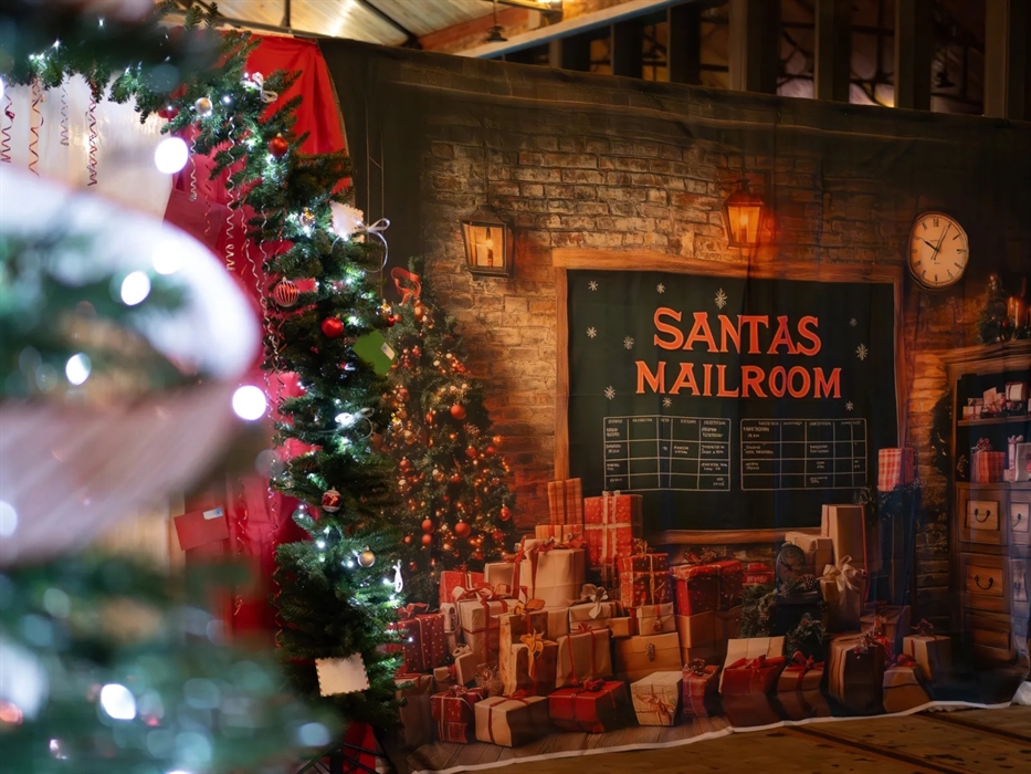 Visit Santa's mailroom