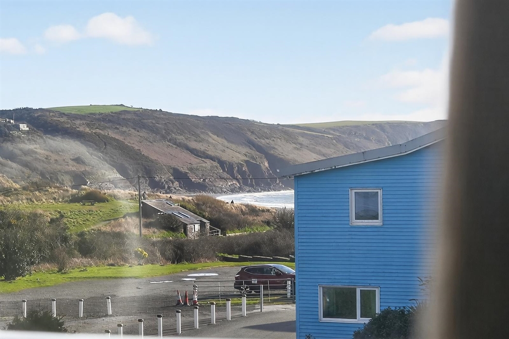 View of the beach corner from the house!